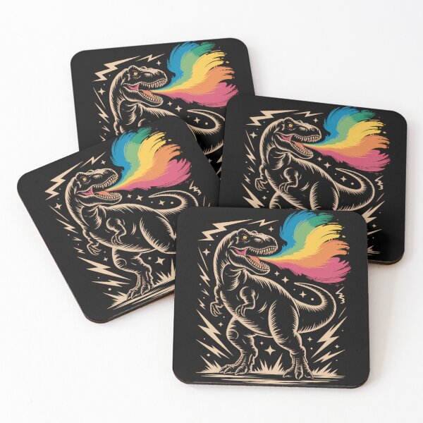 Item preview, Tyrannosaurus Rex Rainbow Dinosaur Meme LGBT designed and sold by elunyzexac.