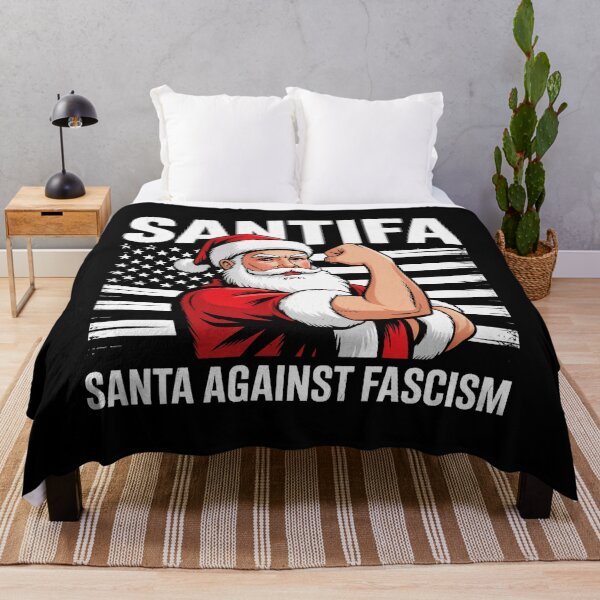Item preview, Santifa Santa Against Fascism  designed and sold by Bruceiee495.