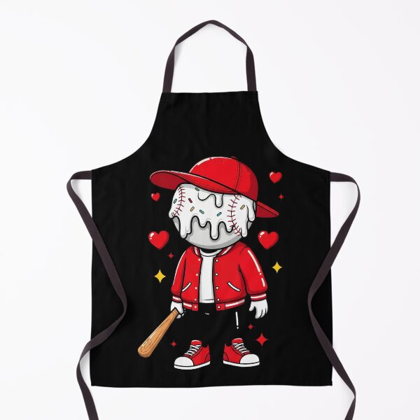 Item preview, Baseball Drip Ice Cream Valentine designed and sold by OlakunleOloroz.