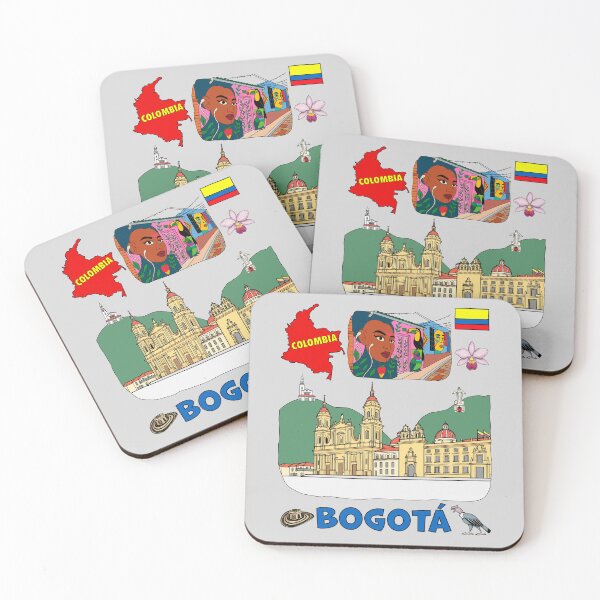 Item preview, Bogotá Colombia Culture & Landmarks Artistic Collage designed and sold by mashmosh.
