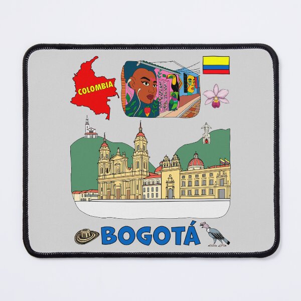 Item preview, Bogotá Colombia Culture & Landmarks Artistic Collage designed and sold by mashmosh.