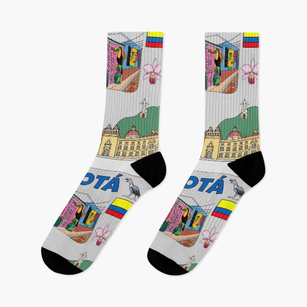 Item preview, Bogotá Colombia Culture & Landmarks Artistic Collage designed and sold by mashmosh.