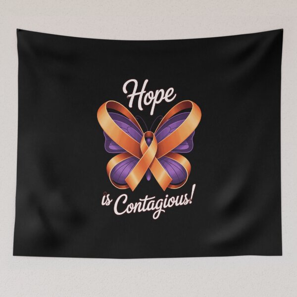 Item preview, Uterine Endometrial Cancer Awareness Hope Butterfly designed and sold by FaithAbbott.