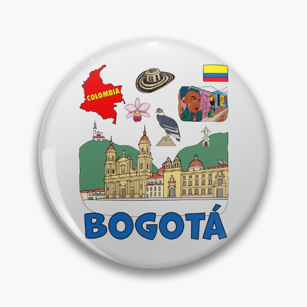 Item preview, Bogotá Colombia Vintage Travel Art - Vibrant Cultural Icons designed and sold by mashmosh.