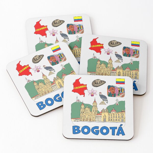 Item preview, Bogotá Colombia Vintage Travel Art - Vibrant Cultural Icons designed and sold by mashmosh.