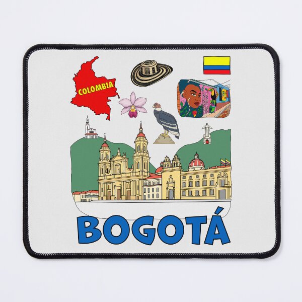 Item preview, Bogotá Colombia Vintage Travel Art - Vibrant Cultural Icons designed and sold by mashmosh.