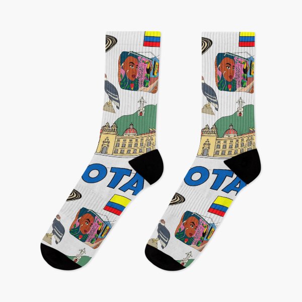 Item preview, Bogotá Colombia Vintage Travel Art - Vibrant Cultural Icons designed and sold by mashmosh.