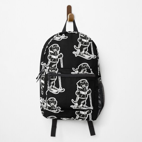 Item preview, Cool Ski Dog Black and White Winter Art designed and sold by mvm-shop.