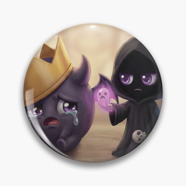 Item preview, Zot & Nix: Best Friends Forever - Cute Demon & Baby Necromancer (Pastel Goth) designed and sold by ColorTheoryLab.