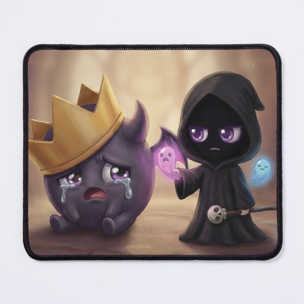 Item preview, Zot & Nix: Best Friends Forever - Cute Demon & Baby Necromancer (Pastel Goth) designed and sold by ColorTheoryLab.