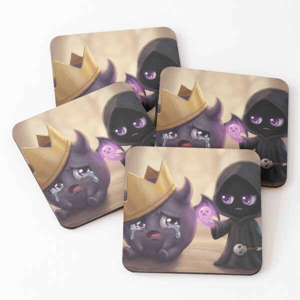 Item preview, Zot & Nix: Best Friends Forever - Cute Demon & Baby Necromancer (Pastel Goth) designed and sold by ColorTheoryLab.
