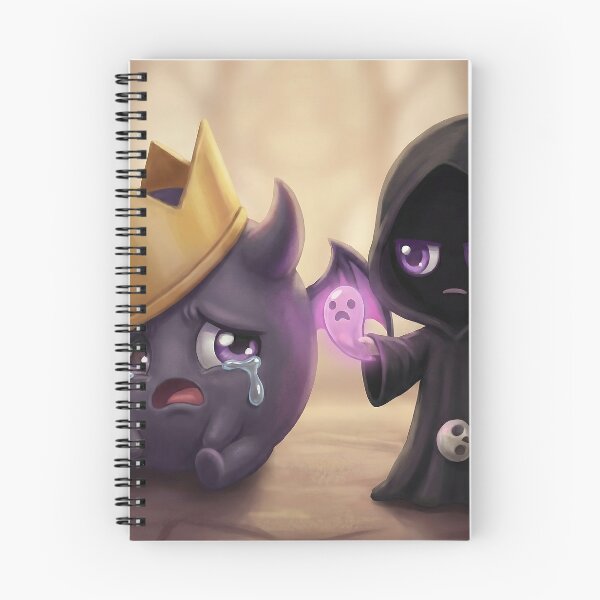 Item preview, Zot & Nix: Best Friends Forever - Cute Demon & Baby Necromancer (Pastel Goth) designed and sold by ColorTheoryLab.