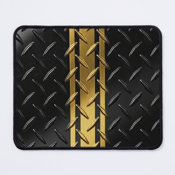 Item preview, Forged Tread: 4-Way Industrial Steel PHONE CASE (BLACK and GOLD) designed and sold by CleverCulture.