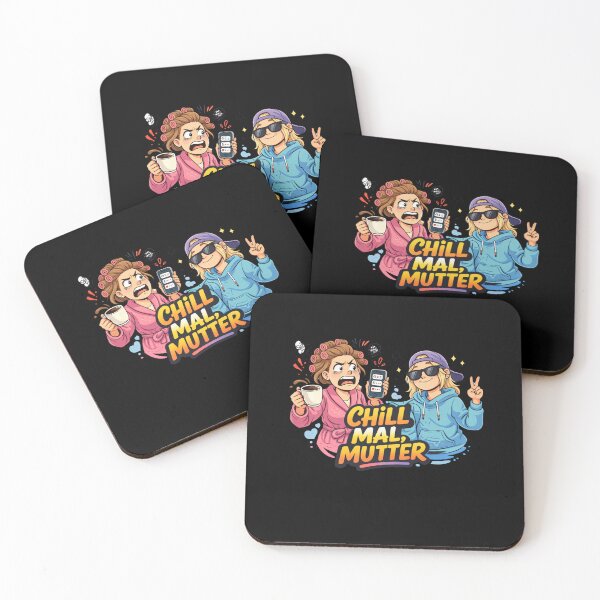 Item preview, Chill Mal Mutter Funny Cartoon Quote designed and sold by mvm-shop.