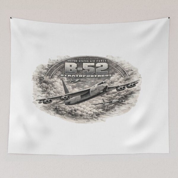 Item preview, Retro B-52 Stratofortress Military Aviation Design designed and sold by Combat Skies.