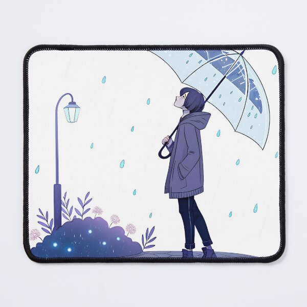 Item preview, Anime Boy in the Rain designed and sold by Neural-canvas.
