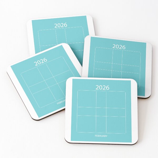Item preview, February calendar template.2026Monthly reminder. designed and sold by TaniaArtDesign.