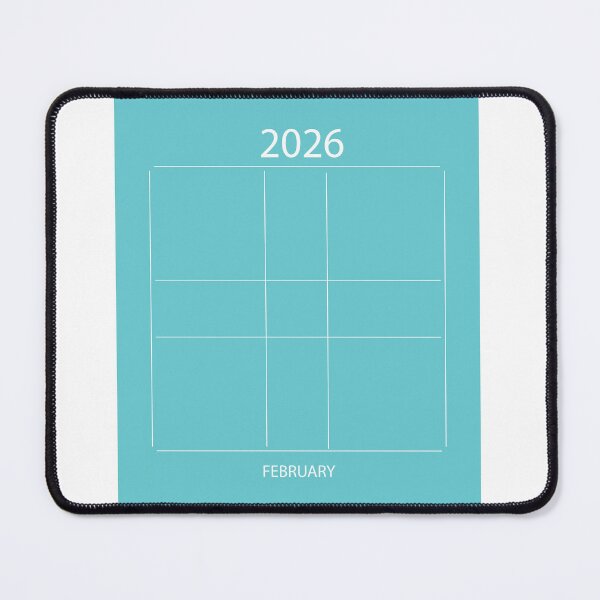 Item preview, February calendar template.2026Monthly reminder. designed and sold by TaniaArtDesign.