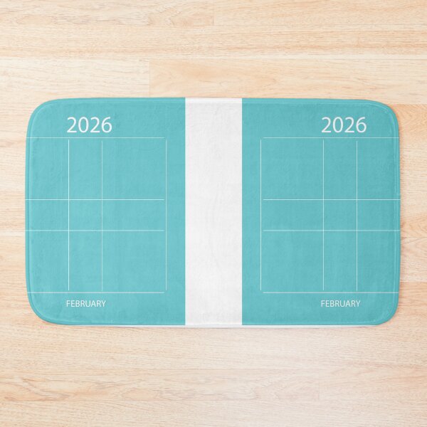 Item preview, February calendar template.2026Monthly reminder. designed and sold by TaniaArtDesign.