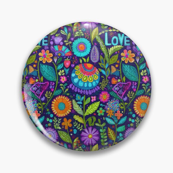 Item preview, Psychedelic Neon Boho Love and Flowers designed and sold by Piotrek0001.