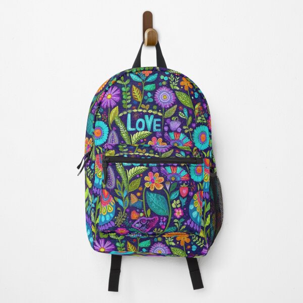 Item preview, Psychedelic Neon Boho Love and Flowers designed and sold by Piotrek0001.