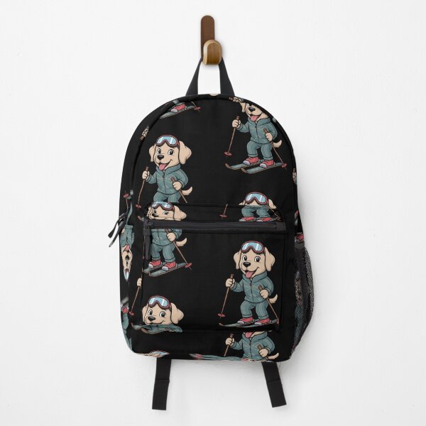 Item preview, Cute Ski Dog Cartoon Winter Art designed and sold by mvm-shop.