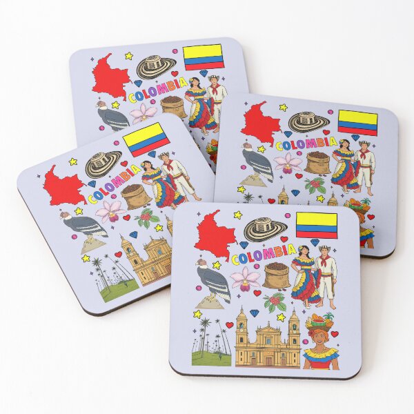 Item preview, Vibrant Colombia, Cultural Heritage & Icons Pattern designed and sold by mashmosh.