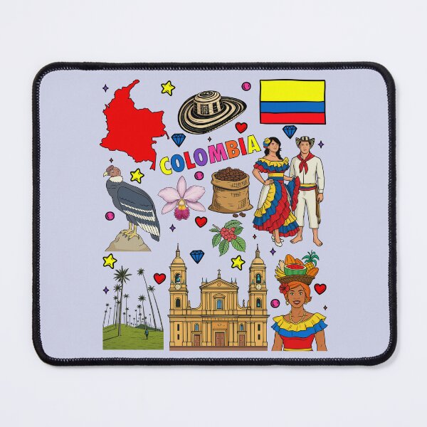 Item preview, Vibrant Colombia, Cultural Heritage & Icons Pattern designed and sold by mashmosh.