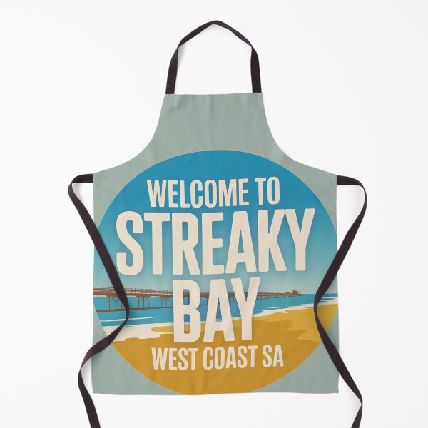Item preview, Welcome to Streaky Bay — West Coast Vintage Travel Sticker designed and sold by Random Designs.