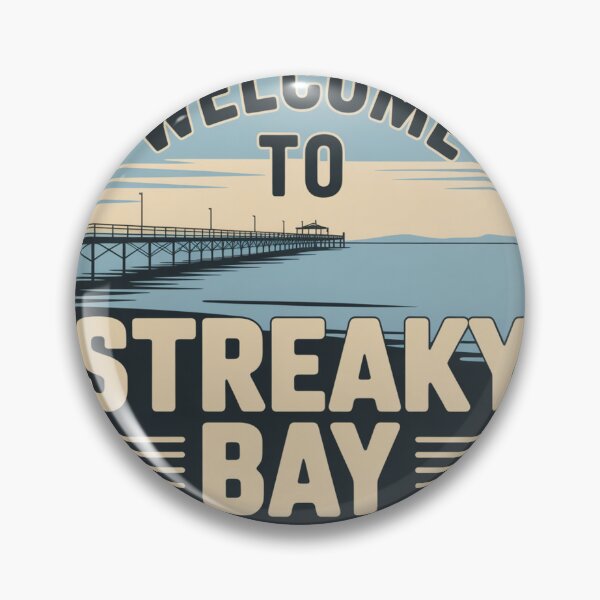 Item preview, Streaky Bay — West Coast Vintage Travel Sticker designed and sold by Random Designs.