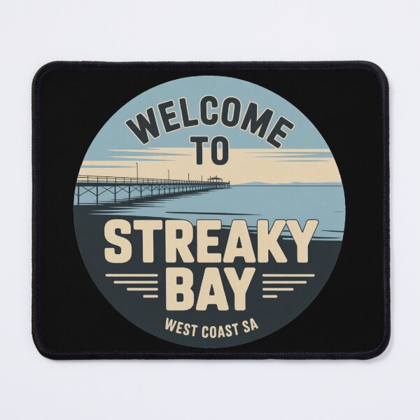 Item preview, Streaky Bay — West Coast Vintage Travel Sticker designed and sold by Random Designs.