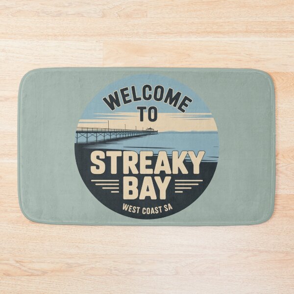 Item preview, Streaky Bay — West Coast Vintage Travel Sticker designed and sold by Random Designs.