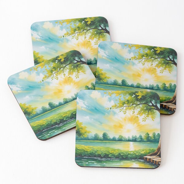 Item preview, Peaceful Shores designed and sold by Undersea Ai Art.