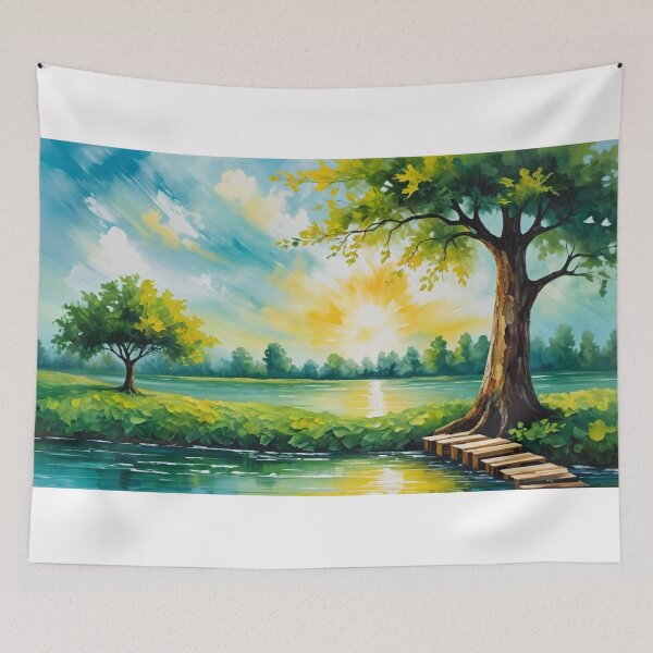 Item preview, Peaceful Shores designed and sold by Undersea Ai Art.