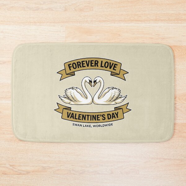 Item preview, Forever Love Swans Heart Emblem Valentine's Day Art designed and sold by zzz888.