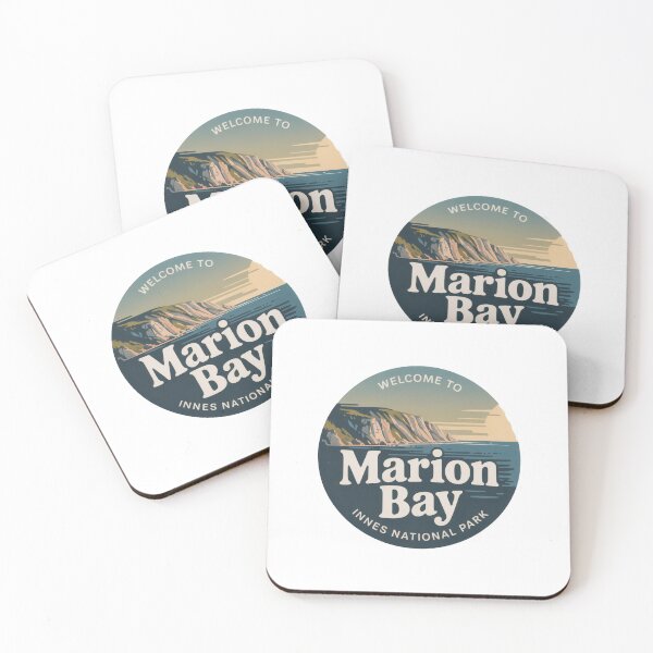 Item preview, Welcome to Marion Bay — Innes National Park Vintage Travel Sticker designed and sold by Random Designs.