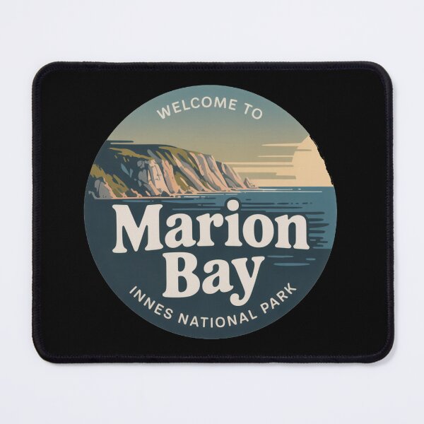 Item preview, Welcome to Marion Bay — Innes National Park Vintage Travel Sticker designed and sold by Random Designs.