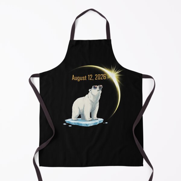 Item preview, Solar Eclipse August 12 2026 Polar Bear Wearing Eclipse Glasses designed and sold by jakaun.