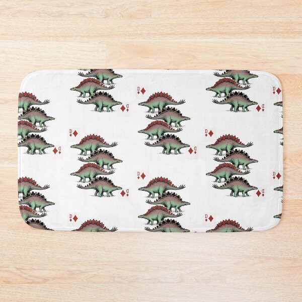 Item preview, Stegosaurus Playing Card Suits - Dinosaur Poker Art designed and sold by AdyKurniawan.