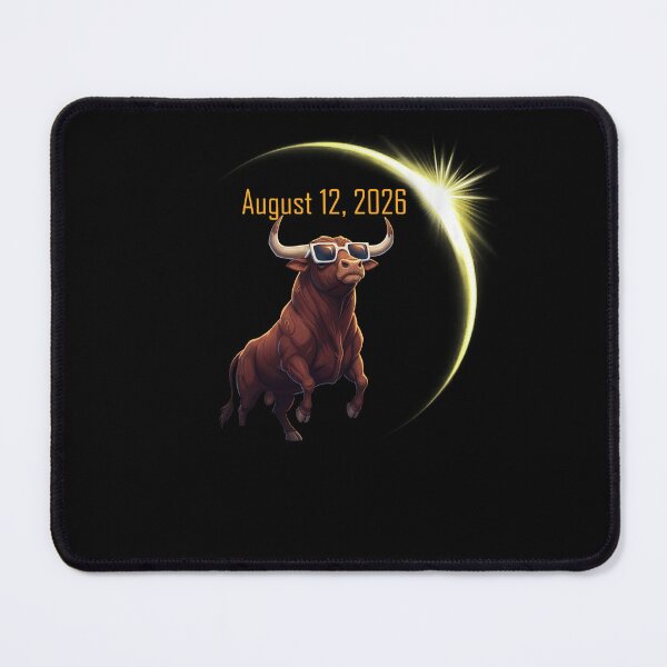 Item preview, Solar Eclipse August 12 2026 Buffalo Wearing Eclipse Glasses designed and sold by jakaun.