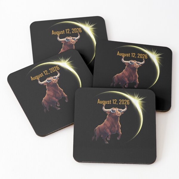 Item preview, Solar Eclipse August 12 2026 Buffalo Wearing Eclipse Glasses designed and sold by jakaun.