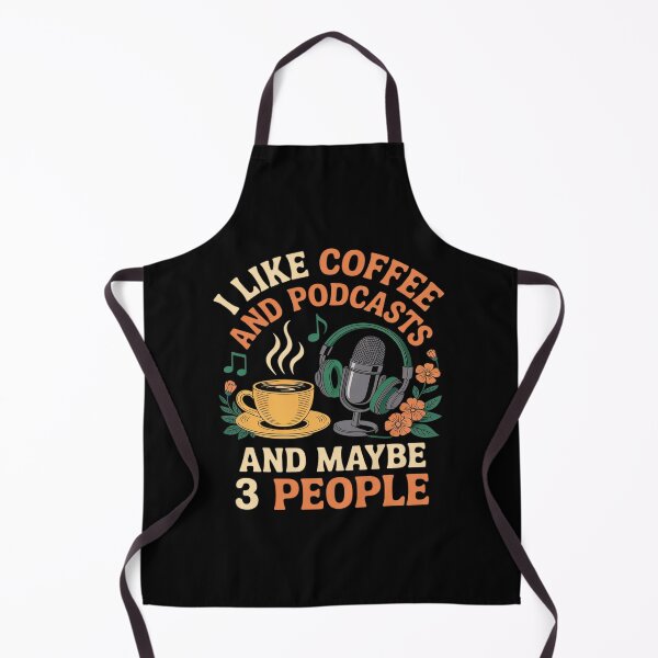 Item preview, I Like Coffee & Podcasts & Maybe 3 People Funny Introvert designed and sold by Voidbinder.