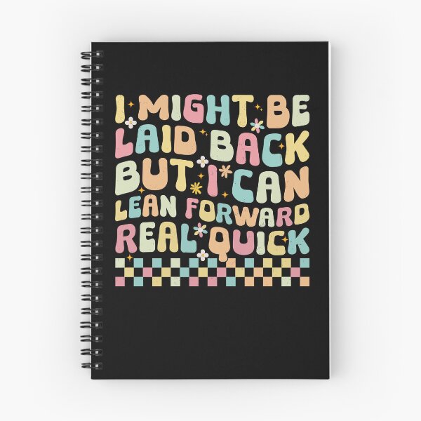 Item preview, I Might Be Laid Back But I Can Lean Forward Real Quick Groovy Checkered Print designed and sold by jakaun.