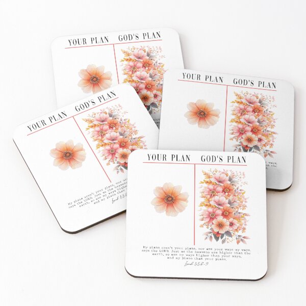 Item preview, Your Plan vs Gods Plan Botanical Isaiah Bible Verse designed and sold by jakaun.
