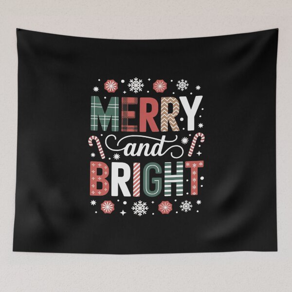 Item preview, Merry and Bright Christmas Festive Plaid and Candy Cane Holiday designed and sold by FaithAbbott.
