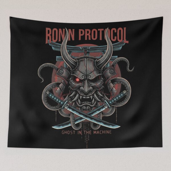 Item preview, Ronin Protocol Cyber Oni Emblem designed and sold by Ekracreatives.