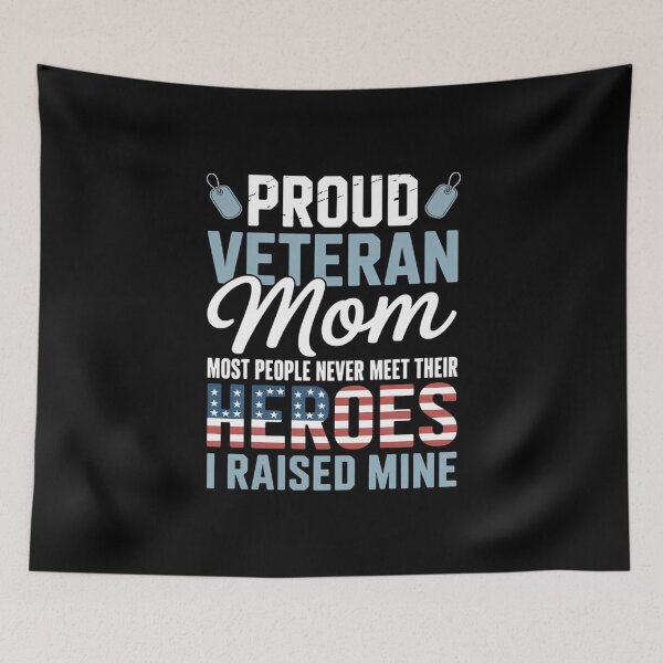 Item preview, Veteran Mom I Raised My Hero America American Armed Forces  designed and sold by FaithAbbott.