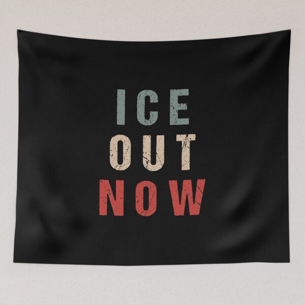 Item preview, Retro ICE OUT NOW  Fuck Ice Shirt, Abolish ICE Shirt, Human Rights Activist designed and sold by Elenafatulla.