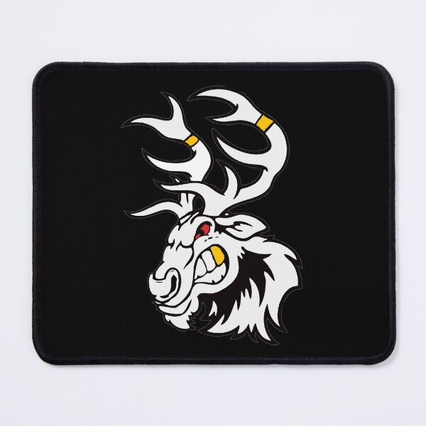 Item preview, Angry Buck Mascot - Red Eyes & Gold Tooth designed and sold by Oaks Creations.