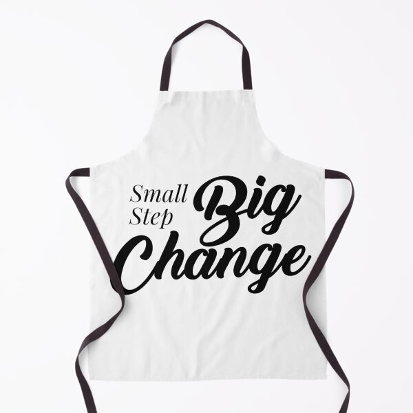 Item preview, Small step big change, Motivational Quote, simple black word designed and sold by BlareBlare.